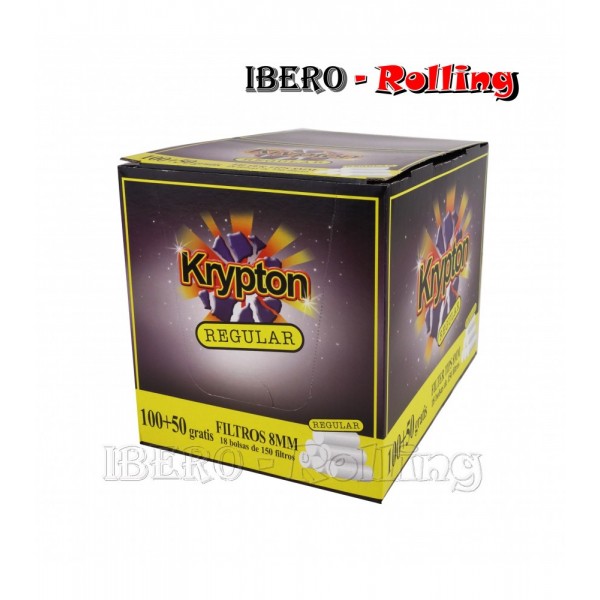 filtros krypton 8mm 150 filtros - caja 18 uni caja