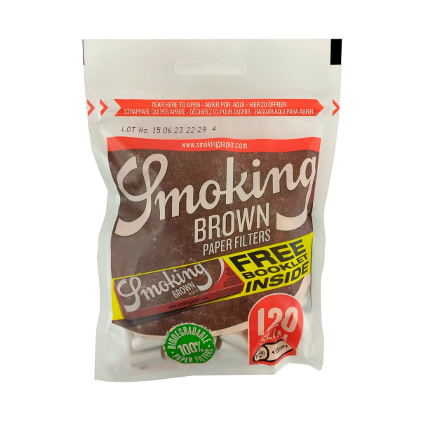 Filtros Smoking Classic Brown 6mm con papel