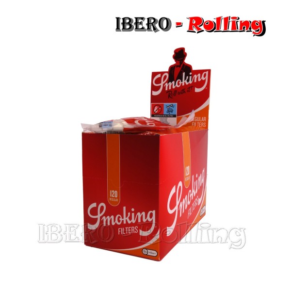 Filtros Smoking 7,5mm bolsa 120 caja