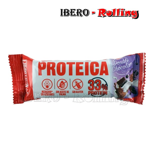 Barrita de proteinas Nutrisport Sabor a Doble Chocolate 44 Gr.
