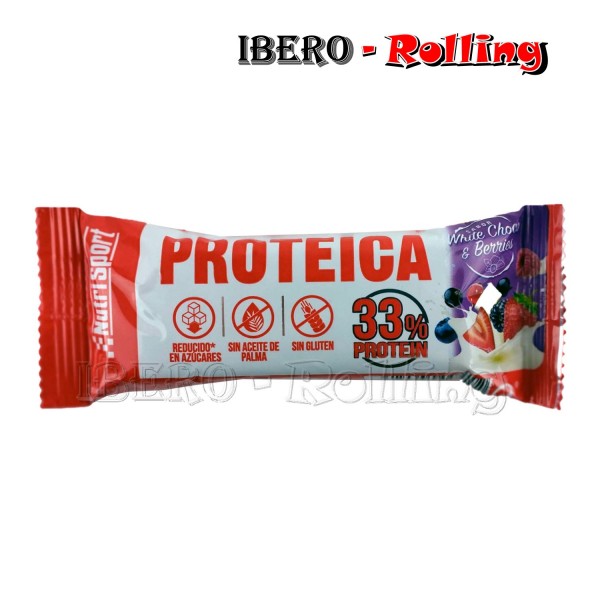 Barrita de proteinas Nutrisport Sabor a Chocolate Blanco 44 Gr.