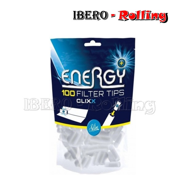filtros energy 6mm clixx mentol caja
