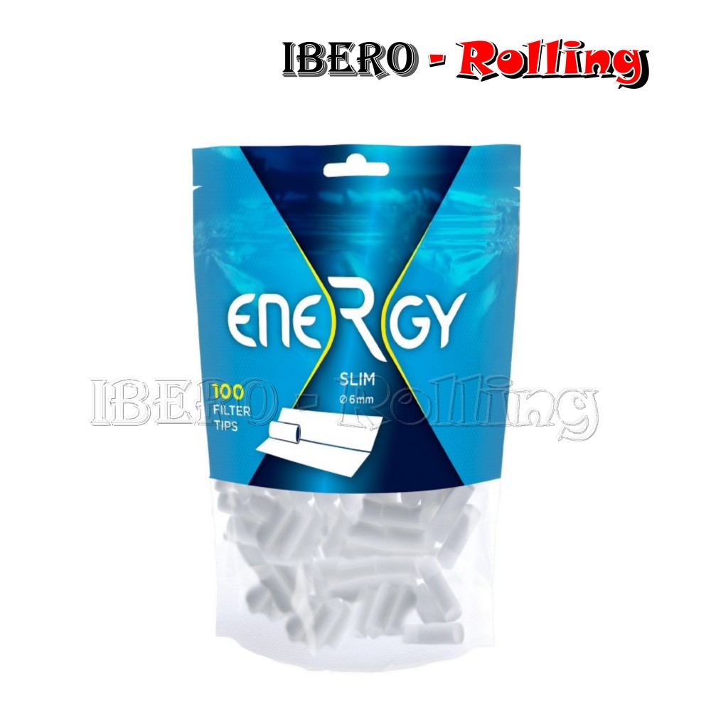 filtros energy slim 6mm bolsa 100 unidades
