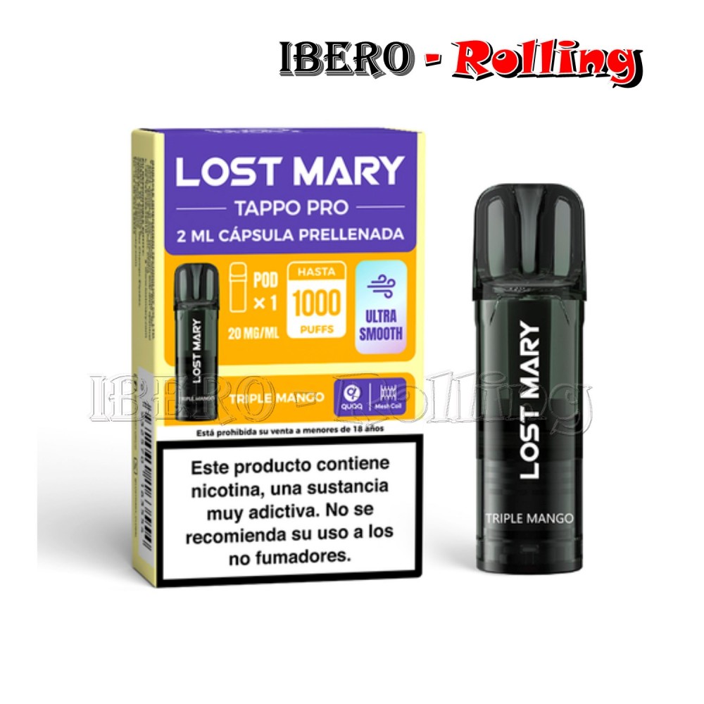 CÁPSULA LOST MARY TRIPLE MANGO 20MG-CAJA 10UNI