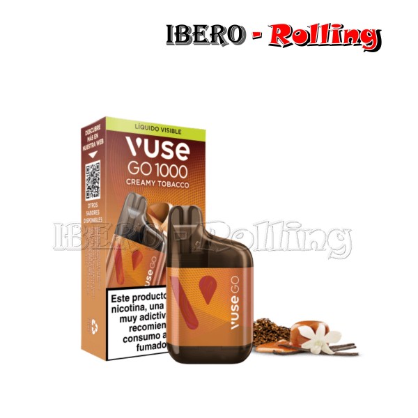 POD DESECHABLE VUSE GO BOX TABACO CREMOSO 20MG - CAJA 10 UNI