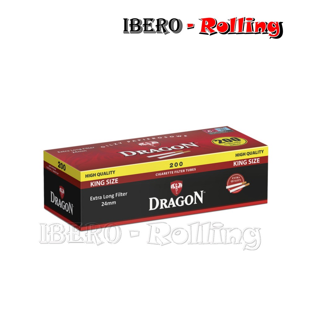 TUBOS DRAGON LARGO 200 TUBOS - CAJON 50 UNI