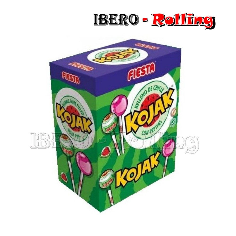 CHUPACHUPS KOJAK SANDÍA- CAJA 100 UNI