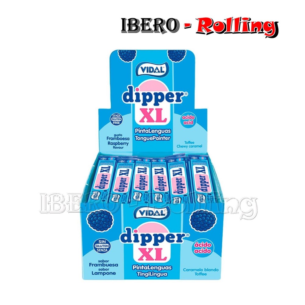 PINTALENGUAS DIPPER FRAMBUESA - CAJA 100 UNI