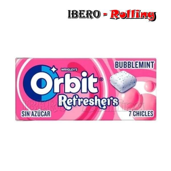 CHICLES ORBIT REFRESHERS BUBLEMINT - CAJA 16 UNI