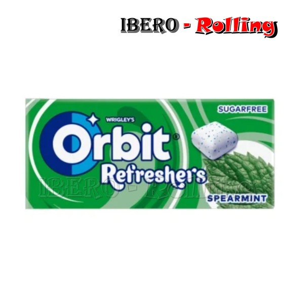 CHICLES ORBIT REFRESHERS HIERBABUENA - CAJA 16 UNI