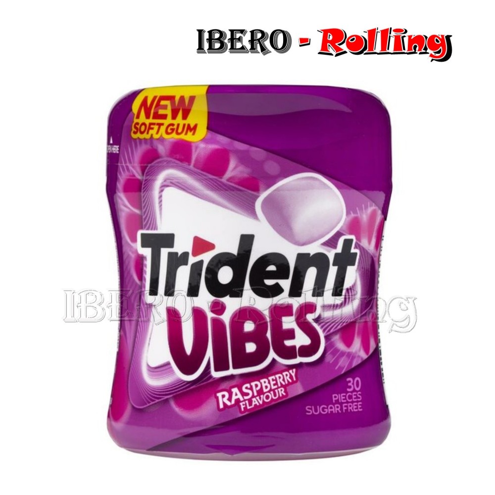 CHICLES TRIDENT BOX VIBES FRUTOS ROJOS - CAJA 6 UNI