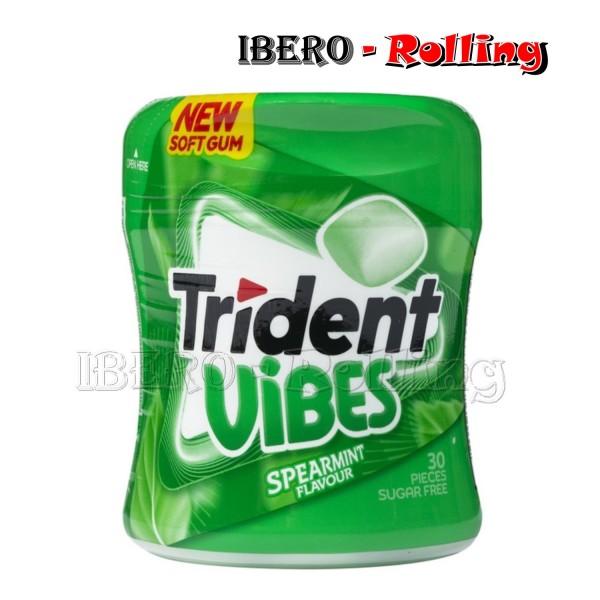 CHICLES TRIDENT BOX VIBES HIERBABUENA - CAJA 6 UNI
