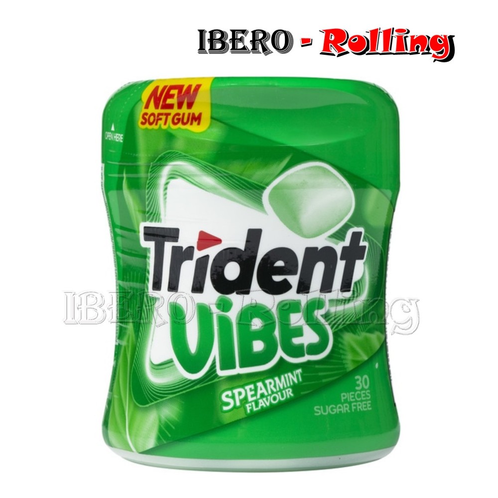 CHICLES TRIDENT BOX VIBES HIERBABUENA - CAJA 6 UNI