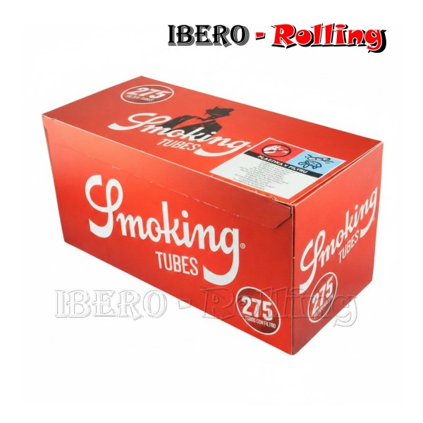 TUBOS SMOKING ROJO 275 - CAJON 40 UNI