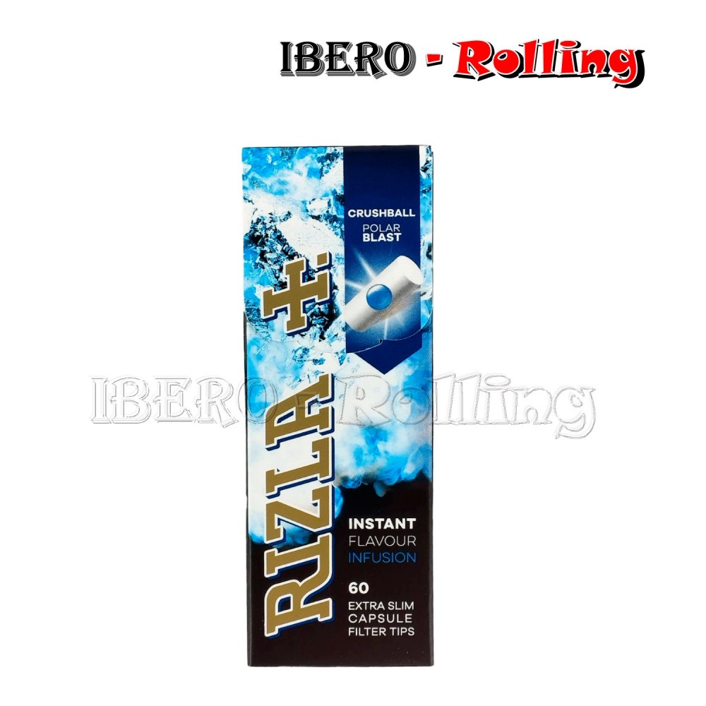 FILTROS RIZLA CRUSHBALL MENTHOL 60 5,7MM - CAJA 24 UNI