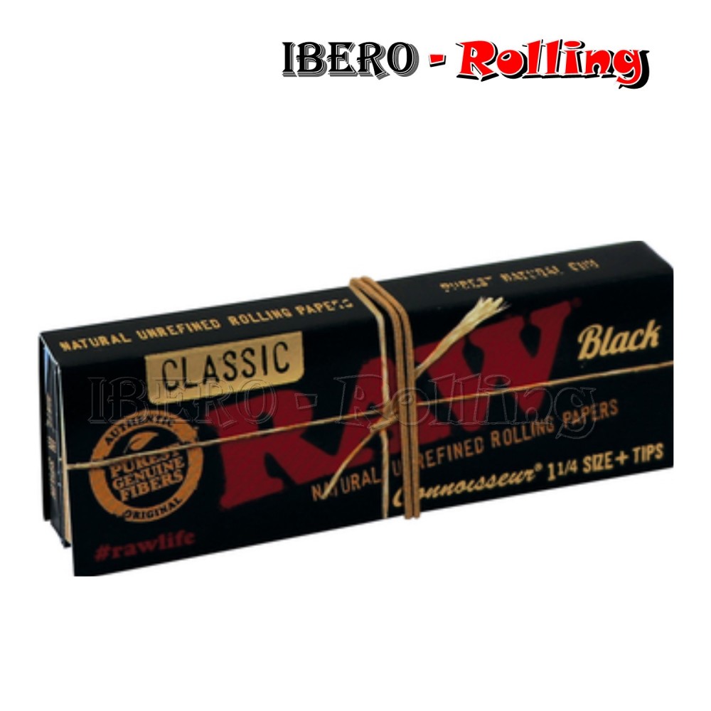 Papel Raw Black50 70 mm + tips