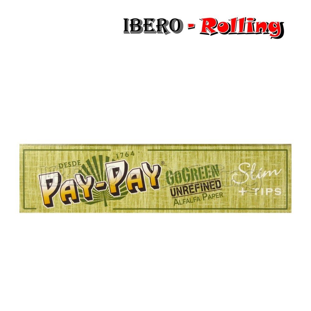 papel pay-pay alfalfa largo 32 110mm + tips