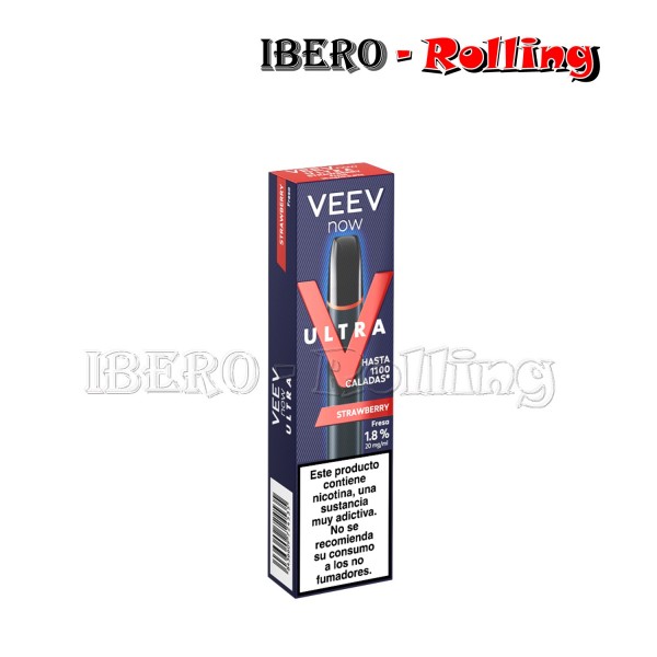 C.DESECHABLE VEEV NOW 20MG FRESA - CAJA 5 UNI