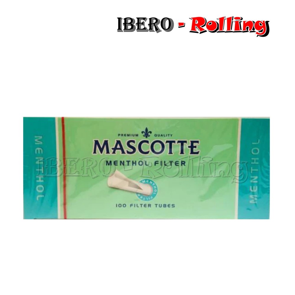 tubos mascotte menthol 100 caja