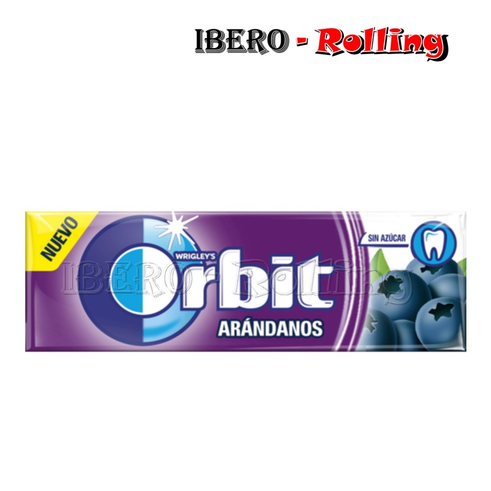 CHICLES ORBIT GRAGEA ARÁNDANOS - CAJA 30 UNI