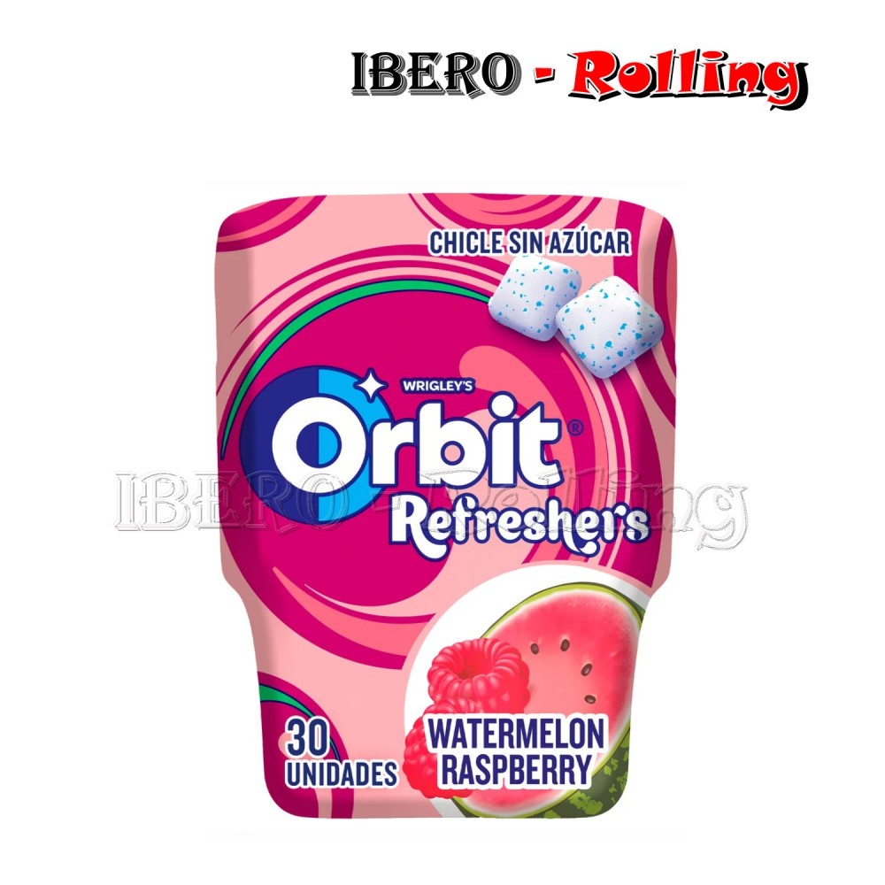 CHICLES ORBIT REFRESHERS SANDÍA- CAJA 6 UNI