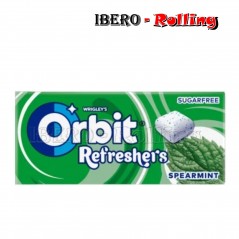 CHICLES ORBIT REFRESHERS HIERBABUENA - CAJA 16 UNI