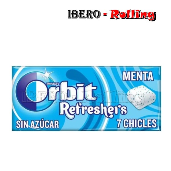 CHICLES ORBIT REFRESHERS MENTA - CAJA 16 UNI