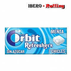 CHICLES ORBIT REFRESHERS MENTA - CAJA 16 UNI