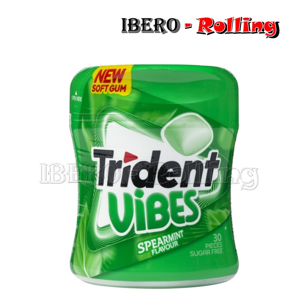 CHICLES TRIDENT BOX VIBES HIERBABUENA - CAJA 6 UNI