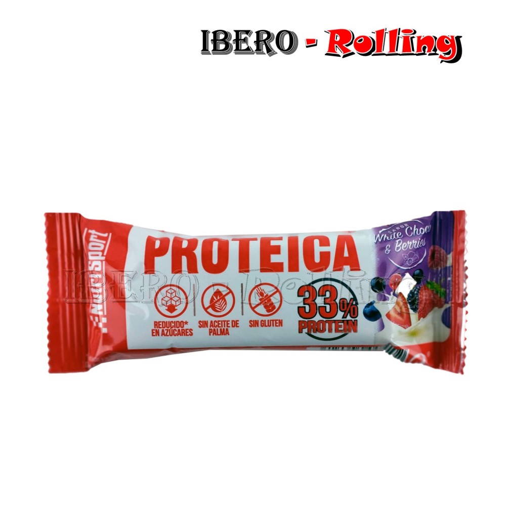 Barrita de proteinas Nutrisport Sabor a Chocolate Blanco 44 Gr.