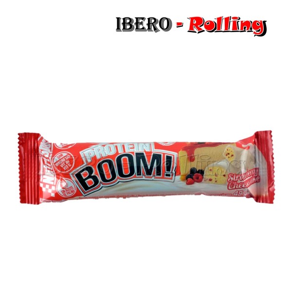 Barrita de proteinas Nutrisport Sabor a Fresa y Pastel de Queso 49 Gr.