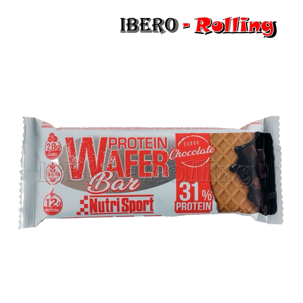 Barrita Proteinas Nutrisport Wafer Chocolate 12 Gr.