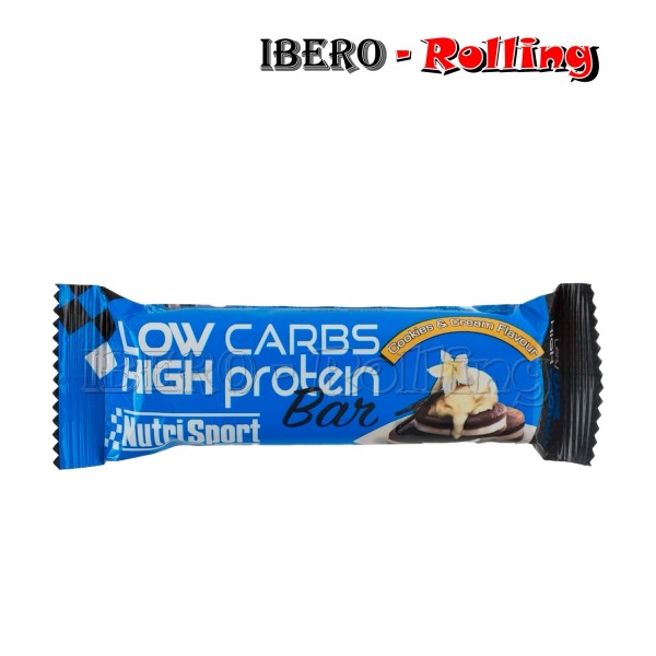 Barrita Proteinas Nutrisport Control Day Galleta y Crema 60 Gr.