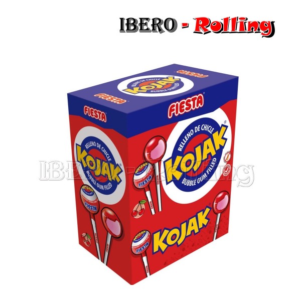 CHUPACHUPS KOJAK CEREZA - CAJA 100 UNI