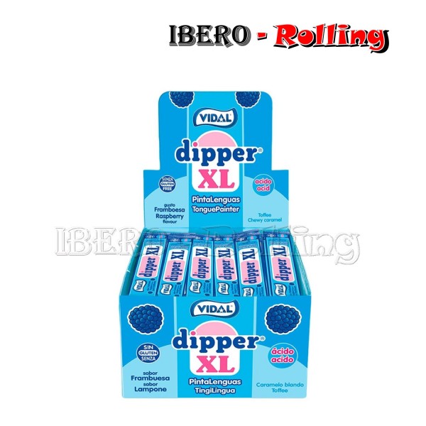 PINTALENGUAS DIPPER FRAMBUESA - CAJA 100 UNI