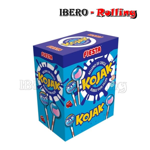 CHUPACHUPS KOJAK MORA- CAJA 100 UNI