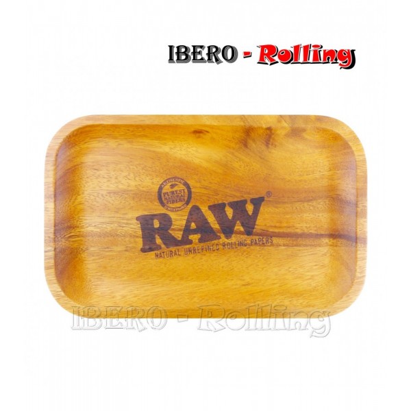 bandeja madera raw logo pequeña