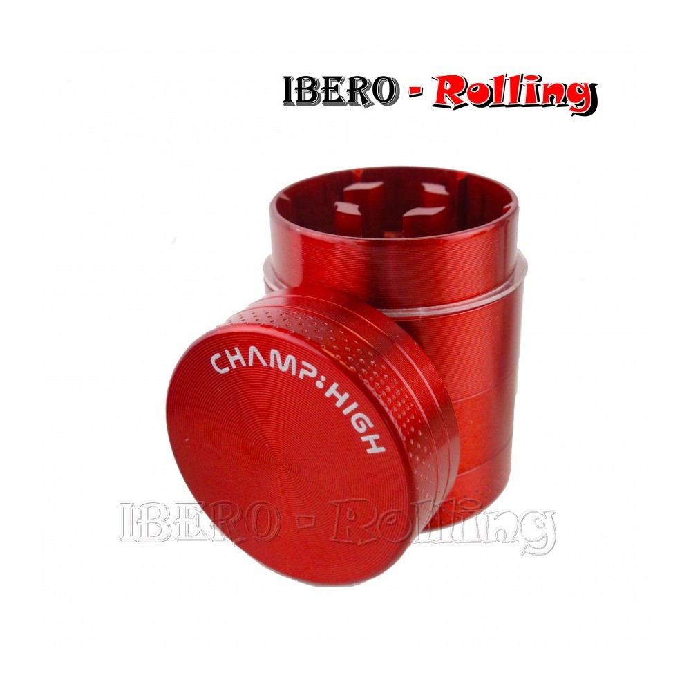 grinder rojo 30mm 4 partes - caja 3 uni