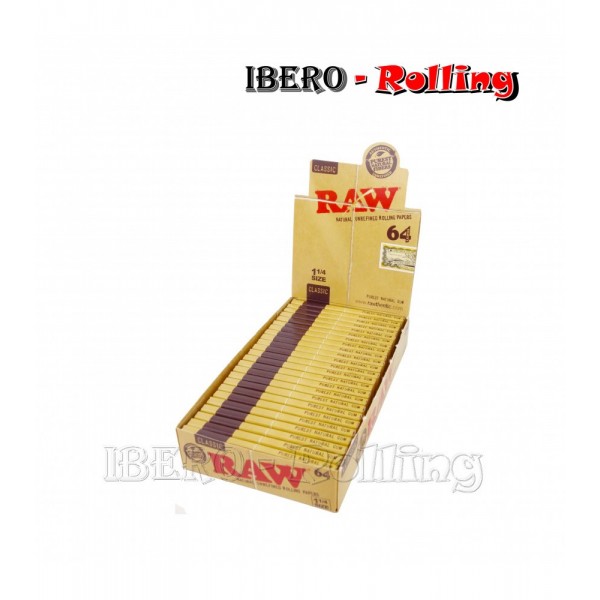 papel raw 64 78mm