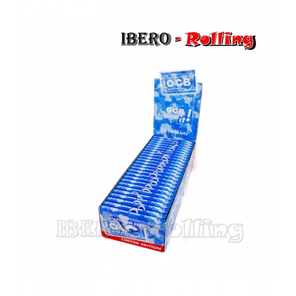 papel ocb azul nº1 classic doble 100 70mm