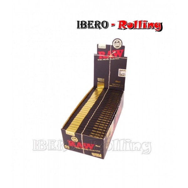 papel raw black 50 70mm