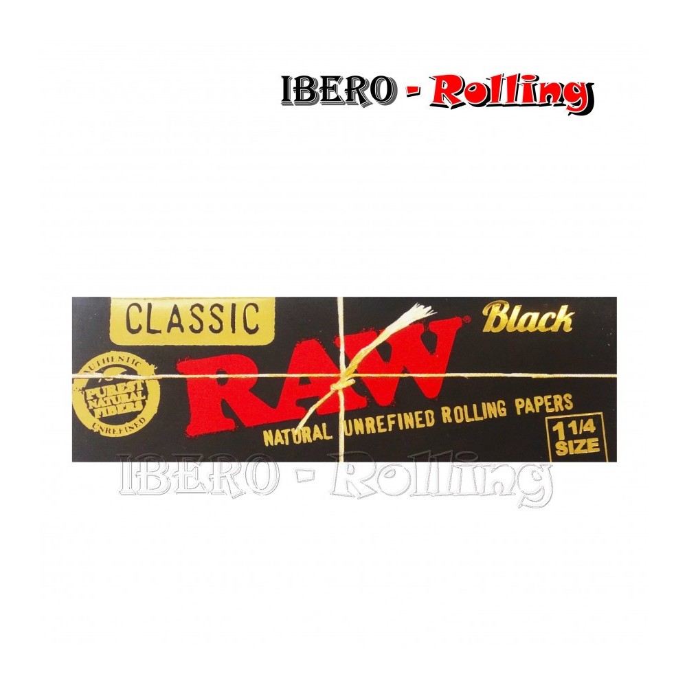 papel raw black 50 78mm