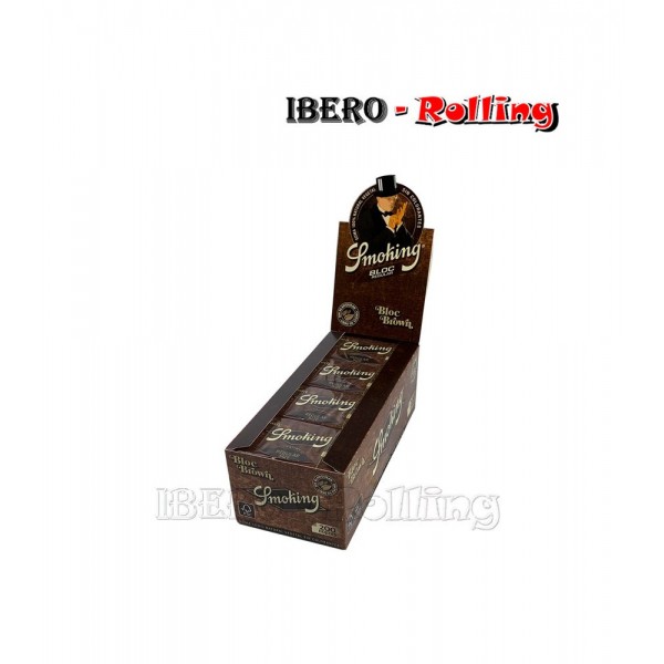 papel smoking marrón 200 70mm