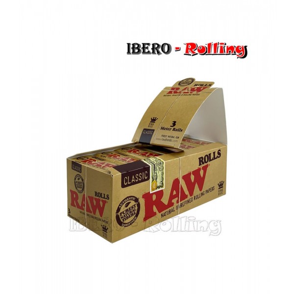papel raw rollo 44mm