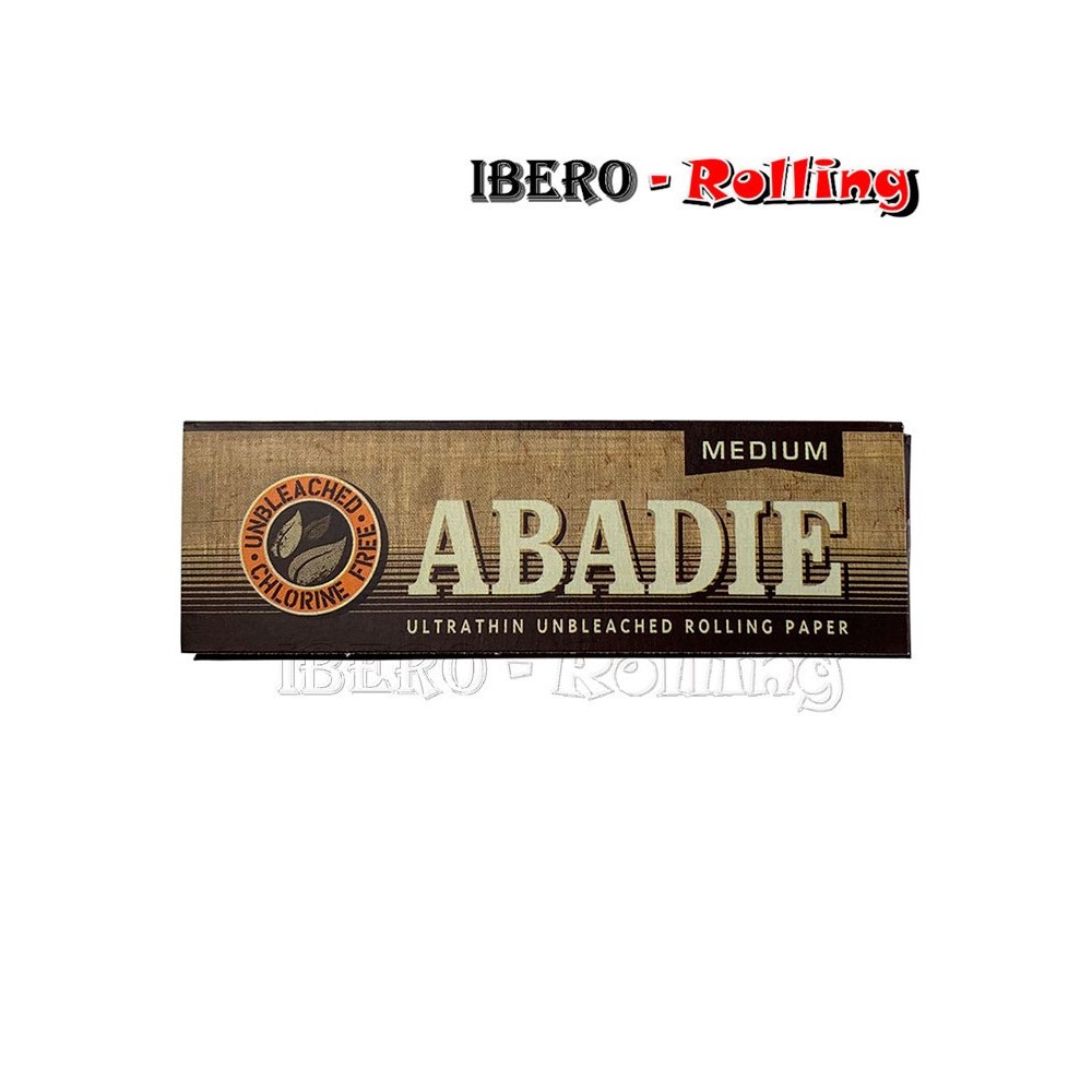 Papel de fumar ABADIE Brown Medium caja 50 libritos con 50 hojas de 78mm 