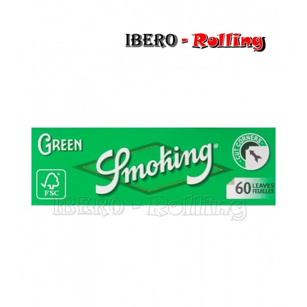 papel smoking verde 50 70mm