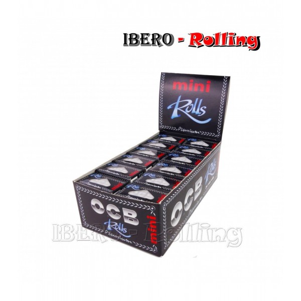 papel ocb negro mini roll 36mm