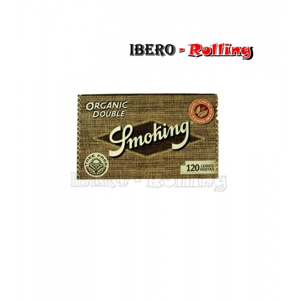 papel smoking orgánico doble 100 70mm