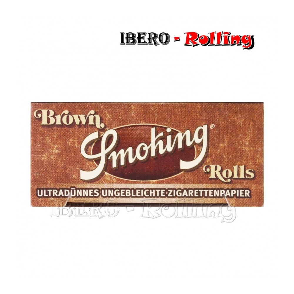 papel smoking marrón rollo 44mm