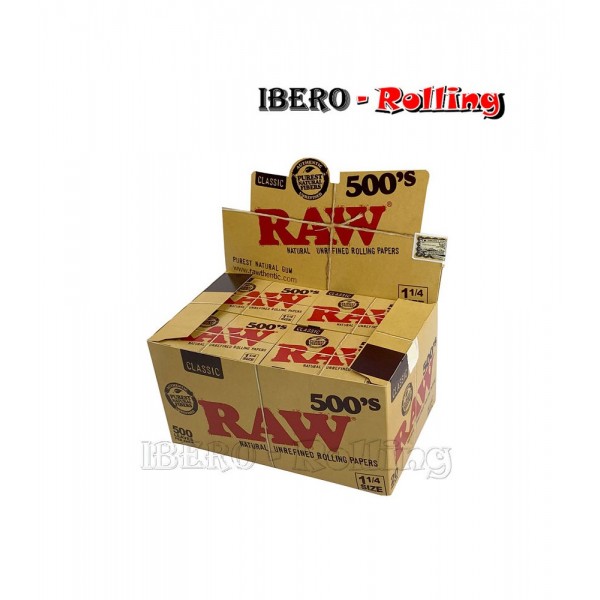 papel raw 500 78mm